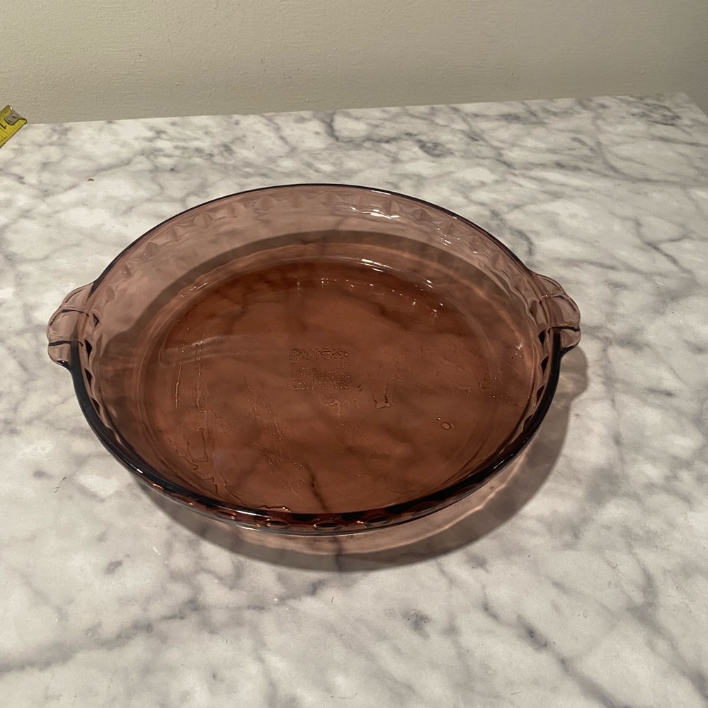 Pyrex Cranberry Pie Dish